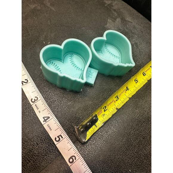 Baseball Heart Silicone Mold for Freshies/Vent Clips – DIY Car Accessory - Picture 2 of 3